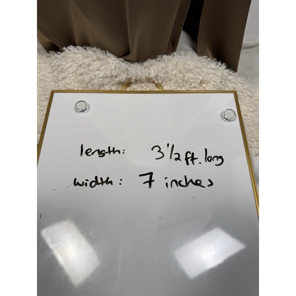 ADRIENNE LANDAU Pull Through Scarf Ivory Shaggy Faux Fur Sheepskin Womens OS - Picture 5 of 5